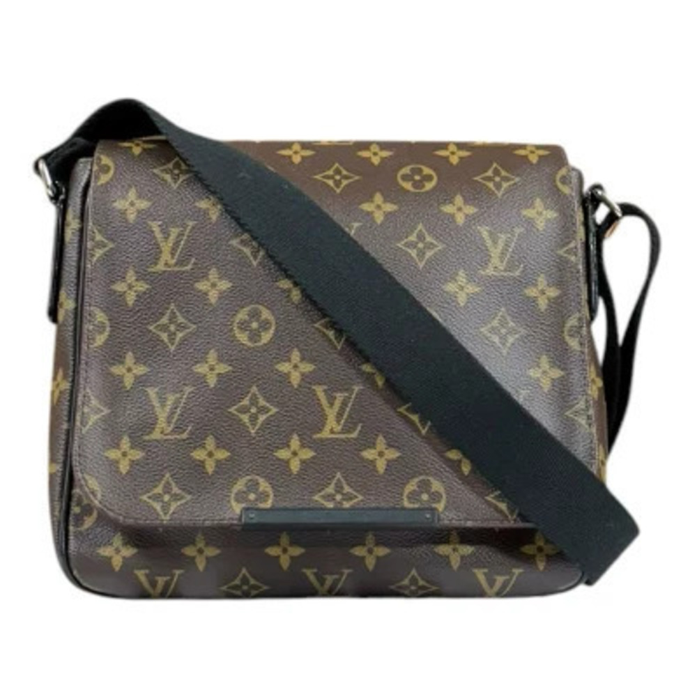 Louis Vuitton District Monogram Macassar Brown Shoulder Bag Brown